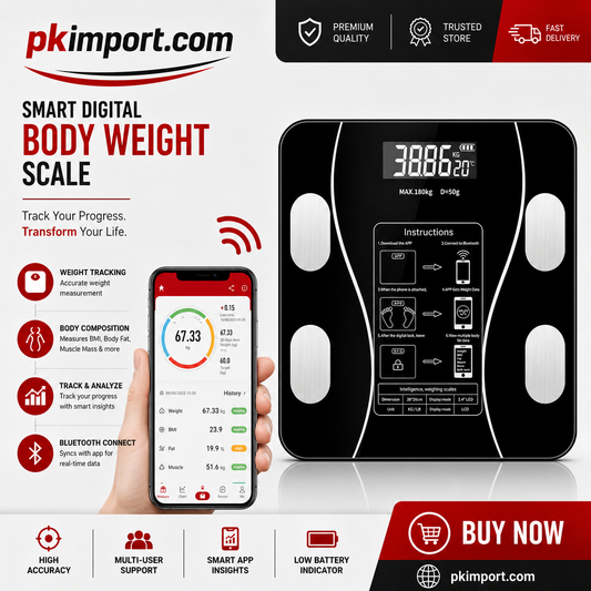 Smart Digital Body Weight Scale with LCD Display