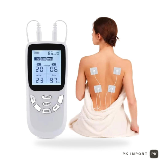 Rechargeable TENS & EMS Pulse Massager — PK Import