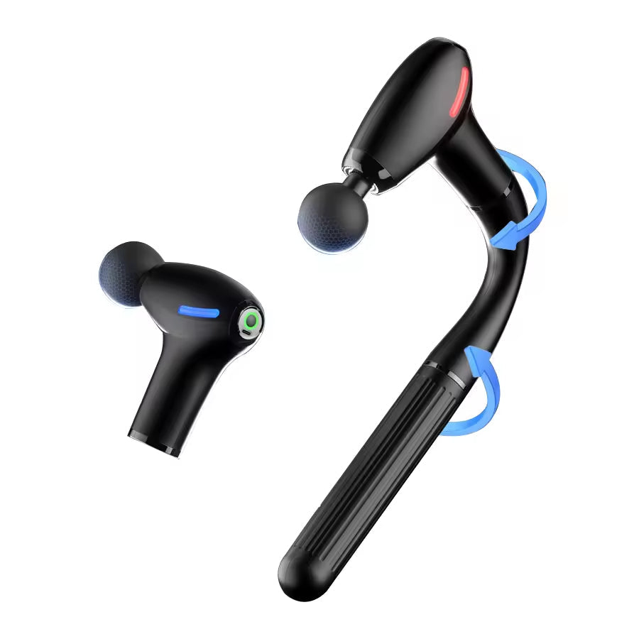Long handle massager reaching back